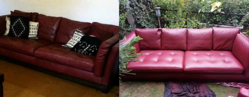 how to clean leather sofa at home 