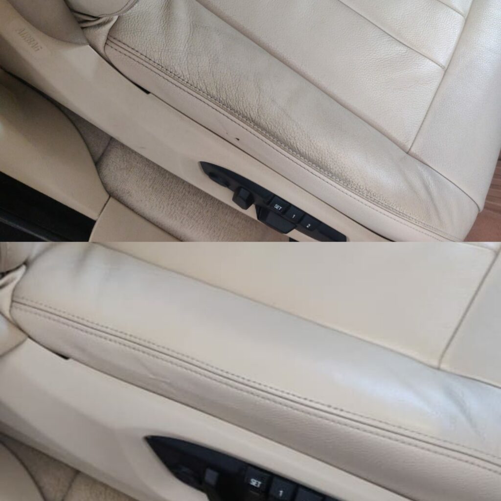 car leather seat cleaning 