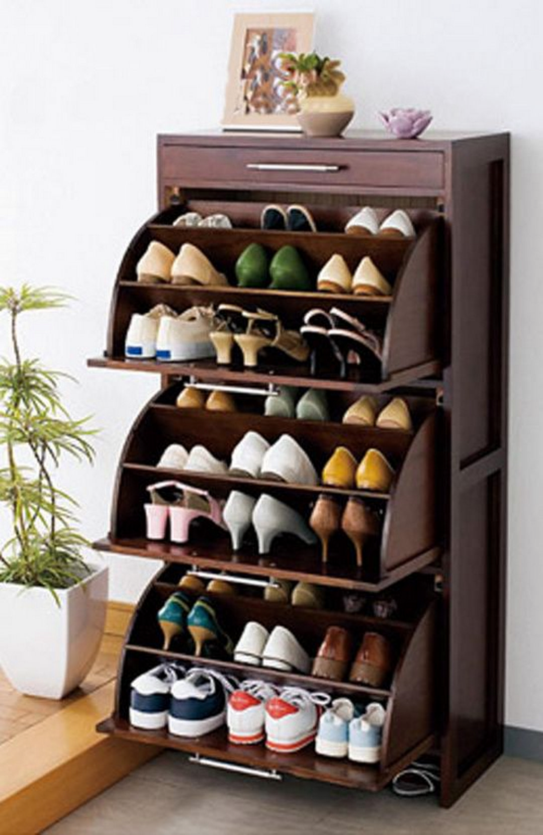 Beautiful design shoe rack CUERO