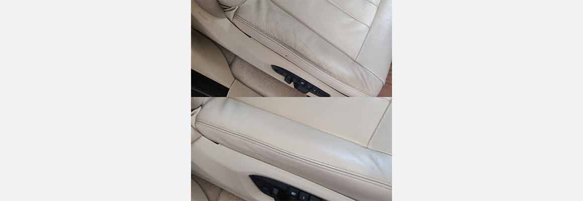 Leather Car Seat Crack Filling And Restoration