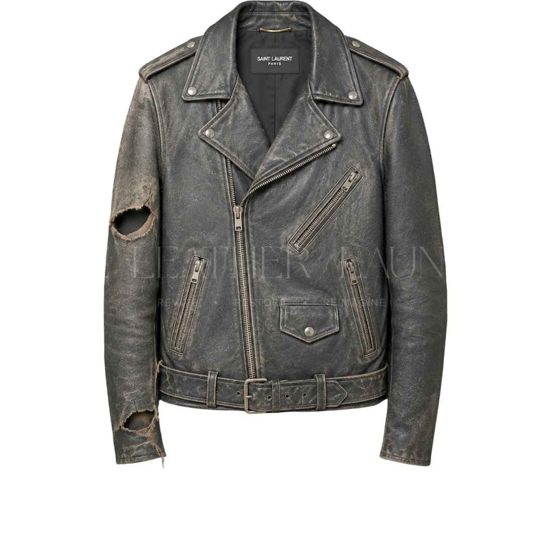 Before — Jacket — Torn Sleeve