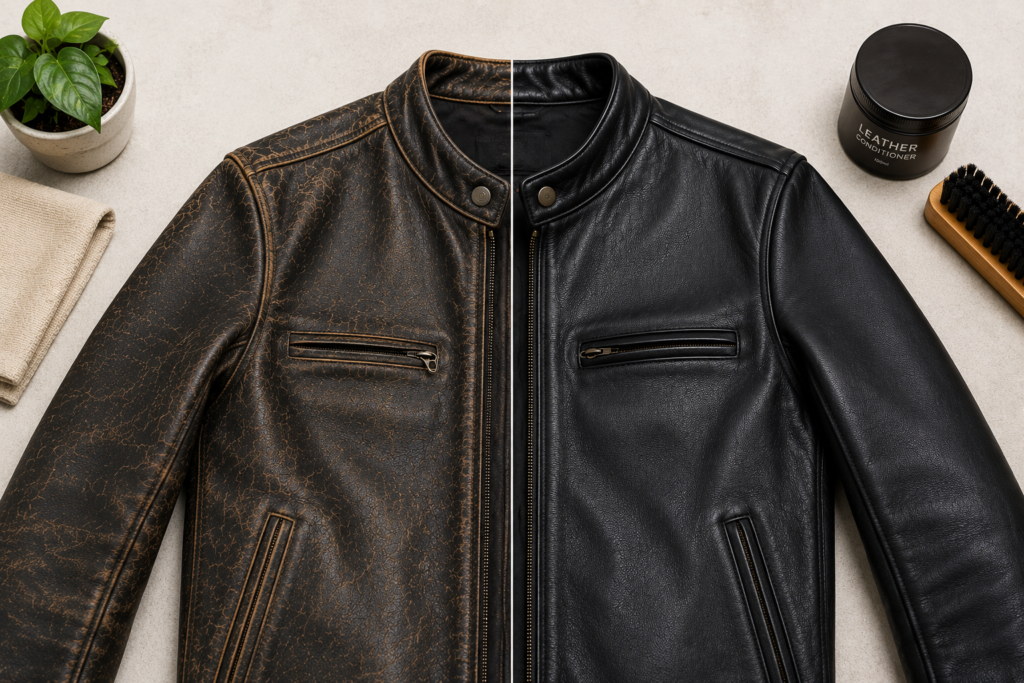 Leather Jacket Restoration: Before and After Transformation Guide
