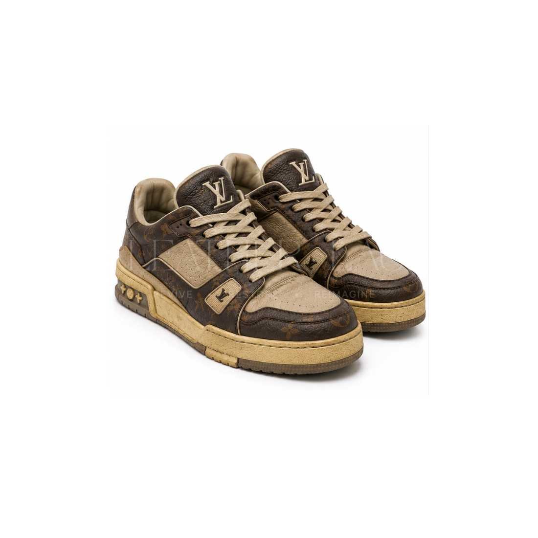 Before — LV Shoe Restoration