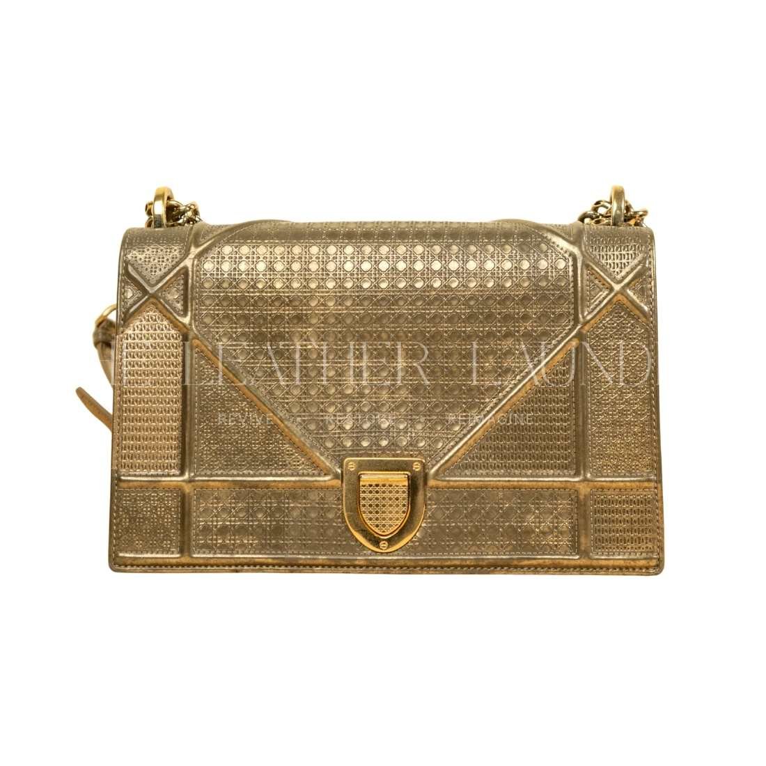 Before — Dior handbag Metallic Restoration