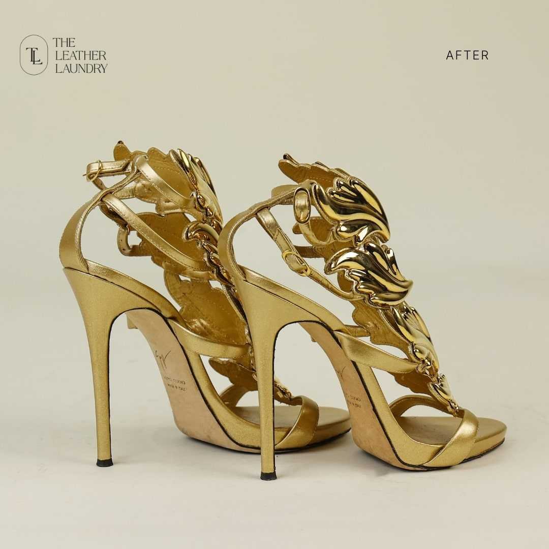 Louboutin Heel after restoration in Mumbai