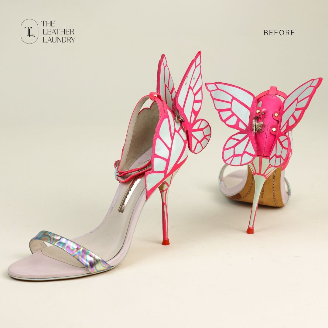 Butterfly Sandals before restoration in Mumbai
