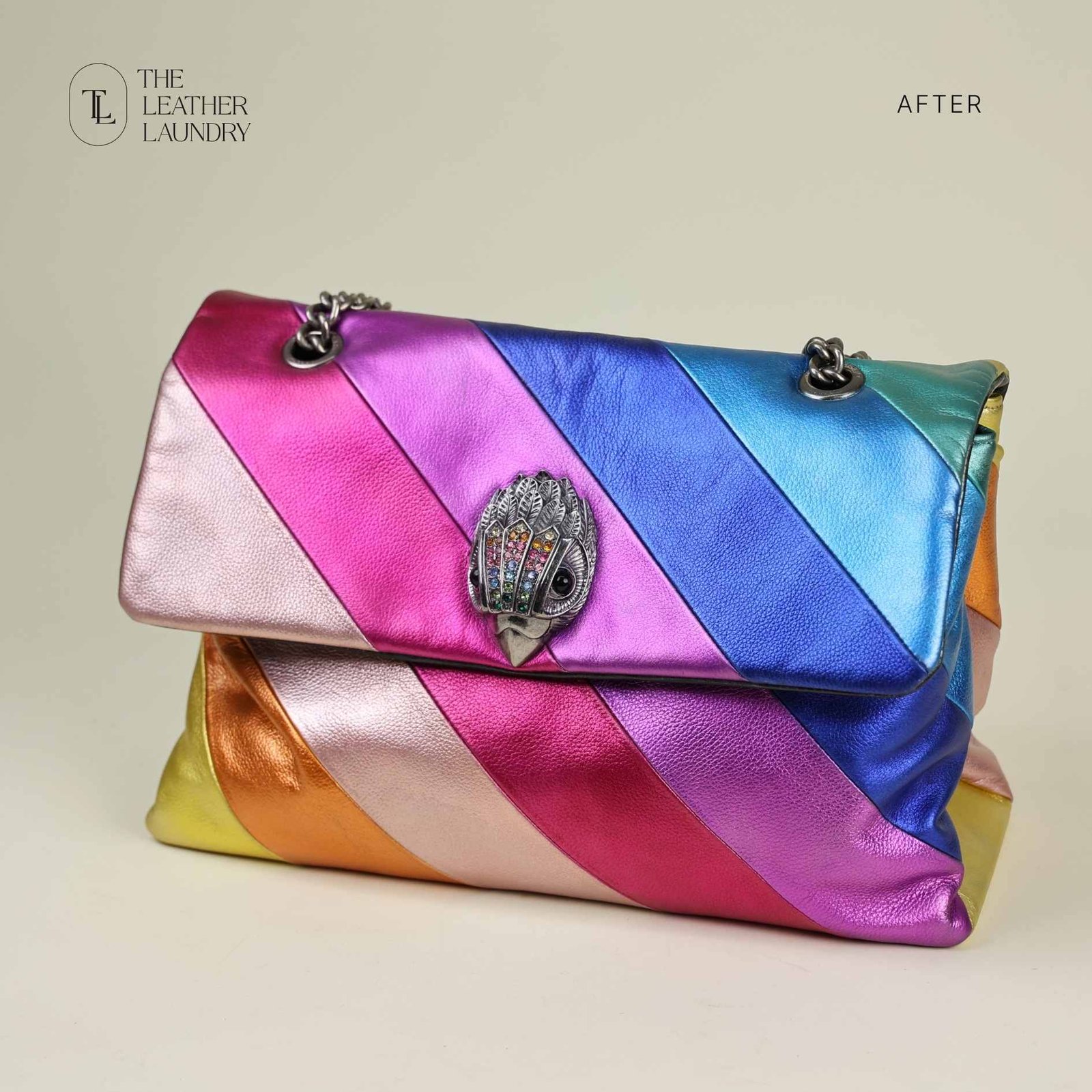 Kurt Geiger Bag after restoration in Mumbai