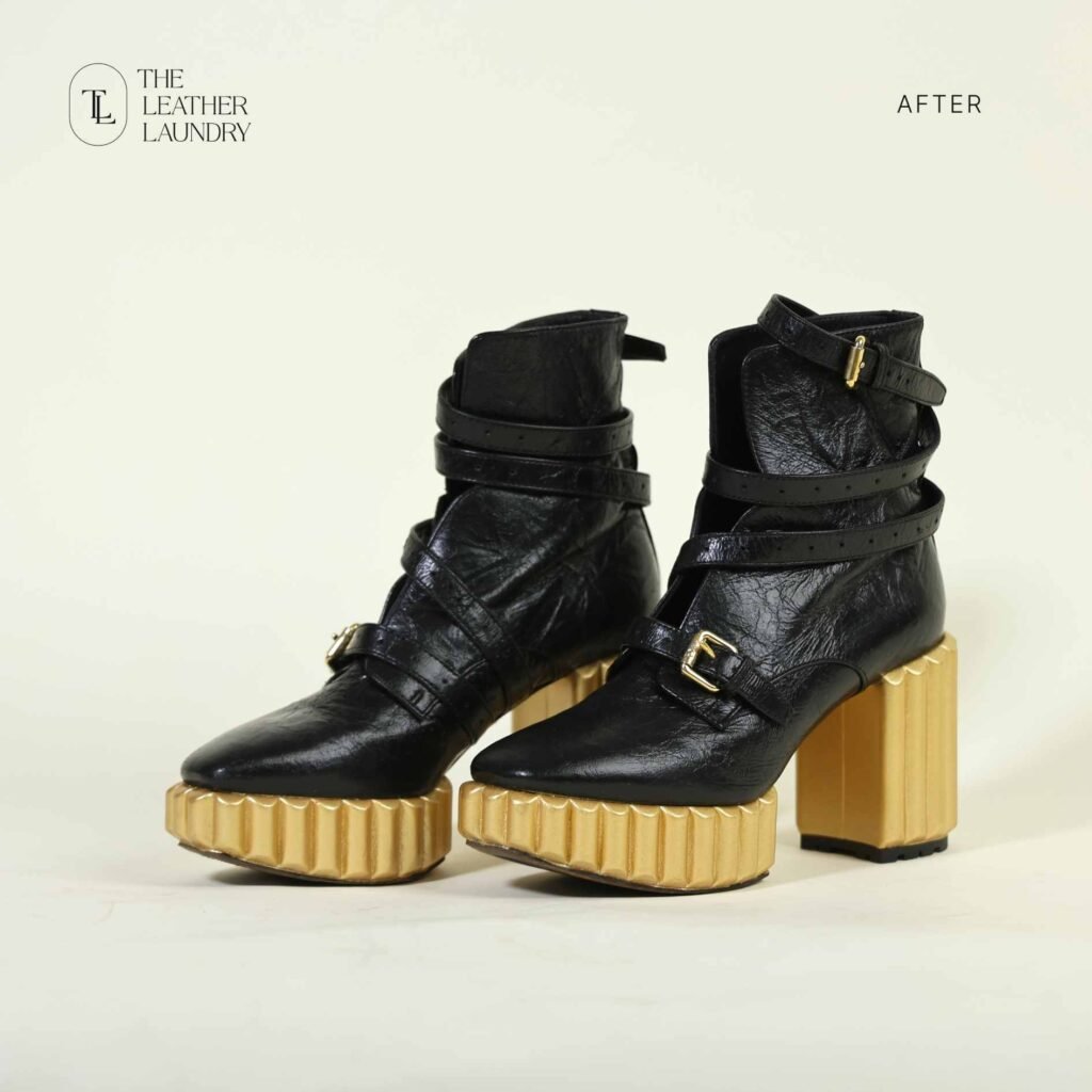 Dior Mission Ankle Boot after restoration in Mumbai