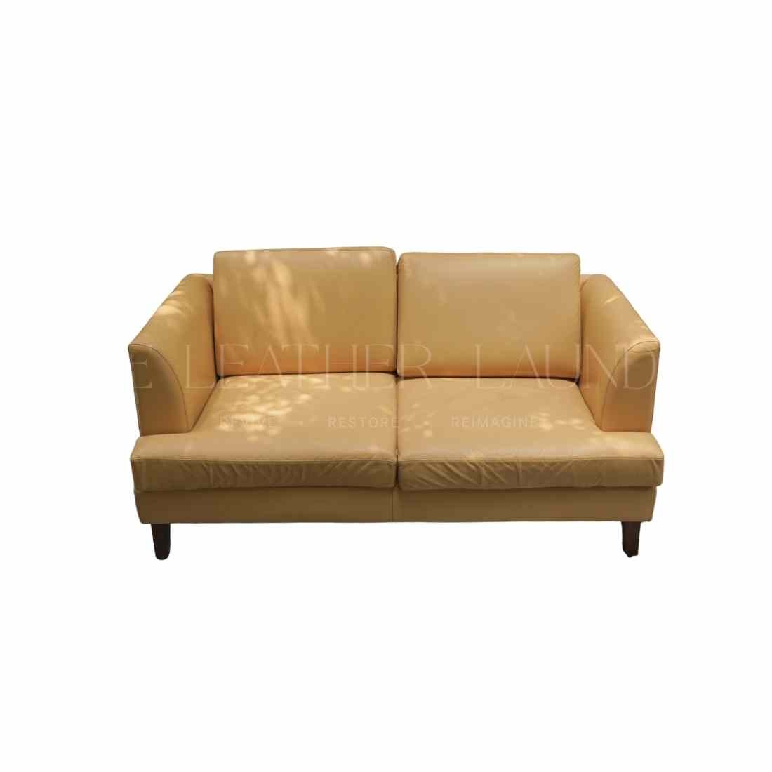 Before Sofa Worn Armrests