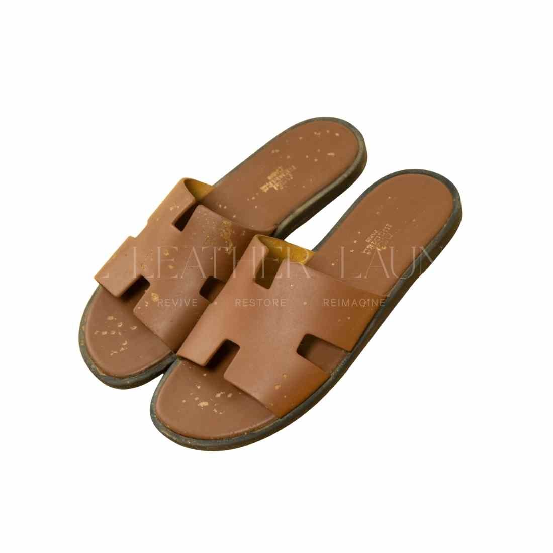 Before Hermes Sandal Tear Repair