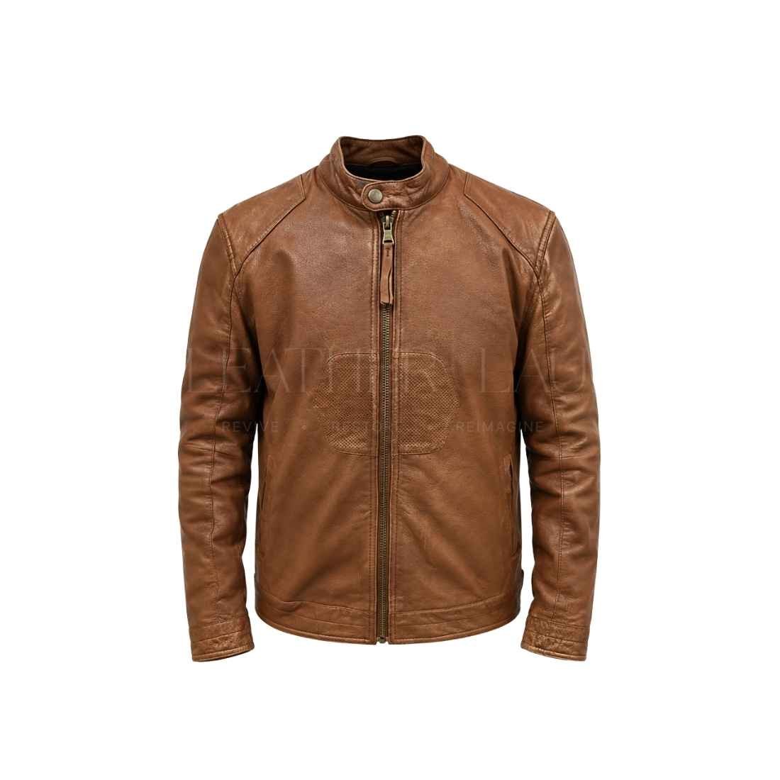 Leather Jacket Tear Repair & Patchwork